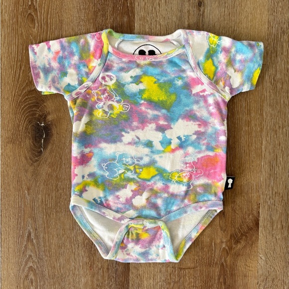 Boy Meets Girl Other - Boy Meets Girl  Rainbow Tie Dye Care Bear Onesie Size: 9 months| Summer, Hippie